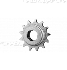 Звездочка СУС 00.2190 z=13, t=15,875 отверстие под шестигранник ВЕГА ПРОФИ