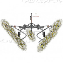 Грабли валковые (ворошилки) ГВВ-6,0М (9 колес)