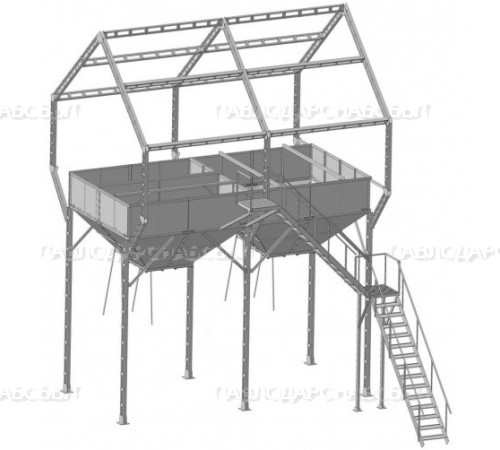 Зерноочистительный комплекс Арматура ЗАВ-10 (2 бункера)