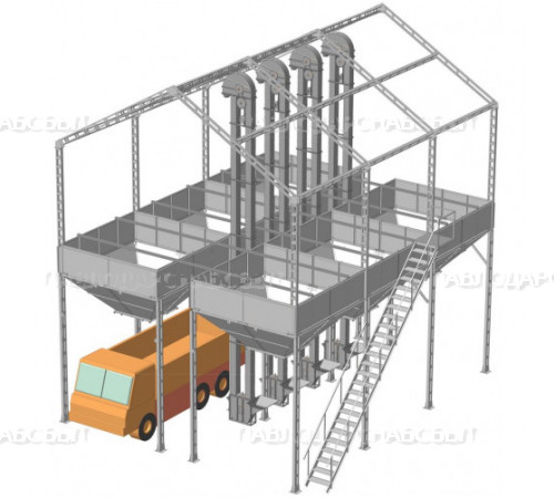 Зерноочистительный комплекс Арматура ЗАВ-40 (6 бункеров)