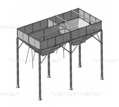 Бункер ЗАВ-20 без перегородки