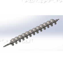 Шнек зерновой КЗК 10-0218070 (2360 мм) Есиль-760/Полессе