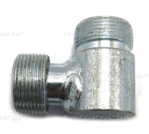 Штуцер уголок S32/S32 с гайкой (М27*1,5/М27*1,5) Штуцер уголок S32/S32 с гайкой (М27*1,5/М27*1,5)