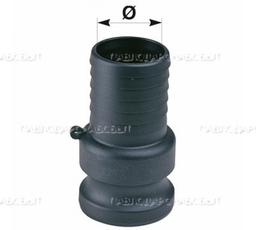 Штуцер быстрораз.3"д.75 (0879) Штуцер быстрораз.3"д.75 (0879)