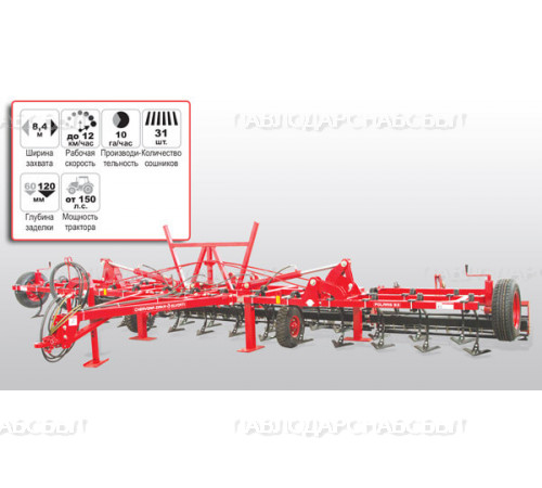 КУЛЬТИВАТОР СПЛОШНОЙ ОБРАБОТКИ ПОЧВЫ POLARIS-8,5