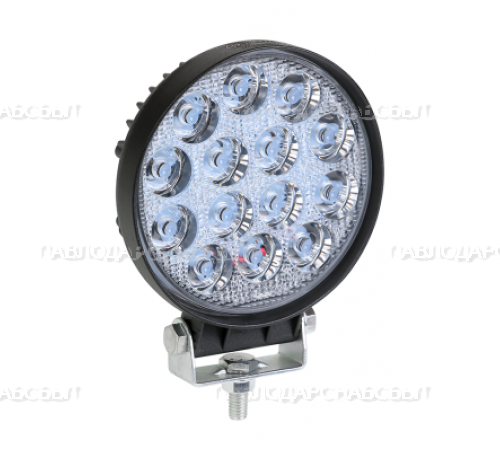 Фара доп.круглая АЕ27S-9LED-55РС рассеив.свет МТЗ Фара доп.круглая АЕ27S-9LED-55РС рассеив.свет МТЗ